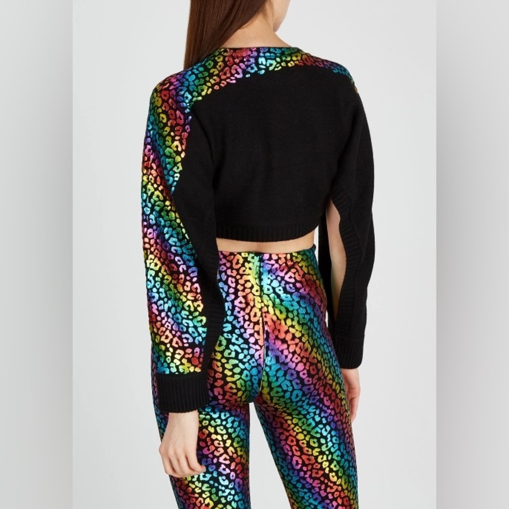 THREADS OF PRVLG
Black Leopard-print Cashmere Jumper - Picture 6 of 13